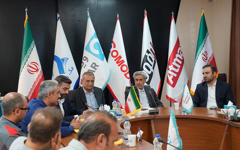 بازدید استاندار محترم همدان از گروه صنعتی ویسپار