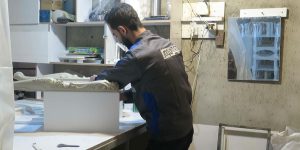 ساخت کابین روشویی PVC